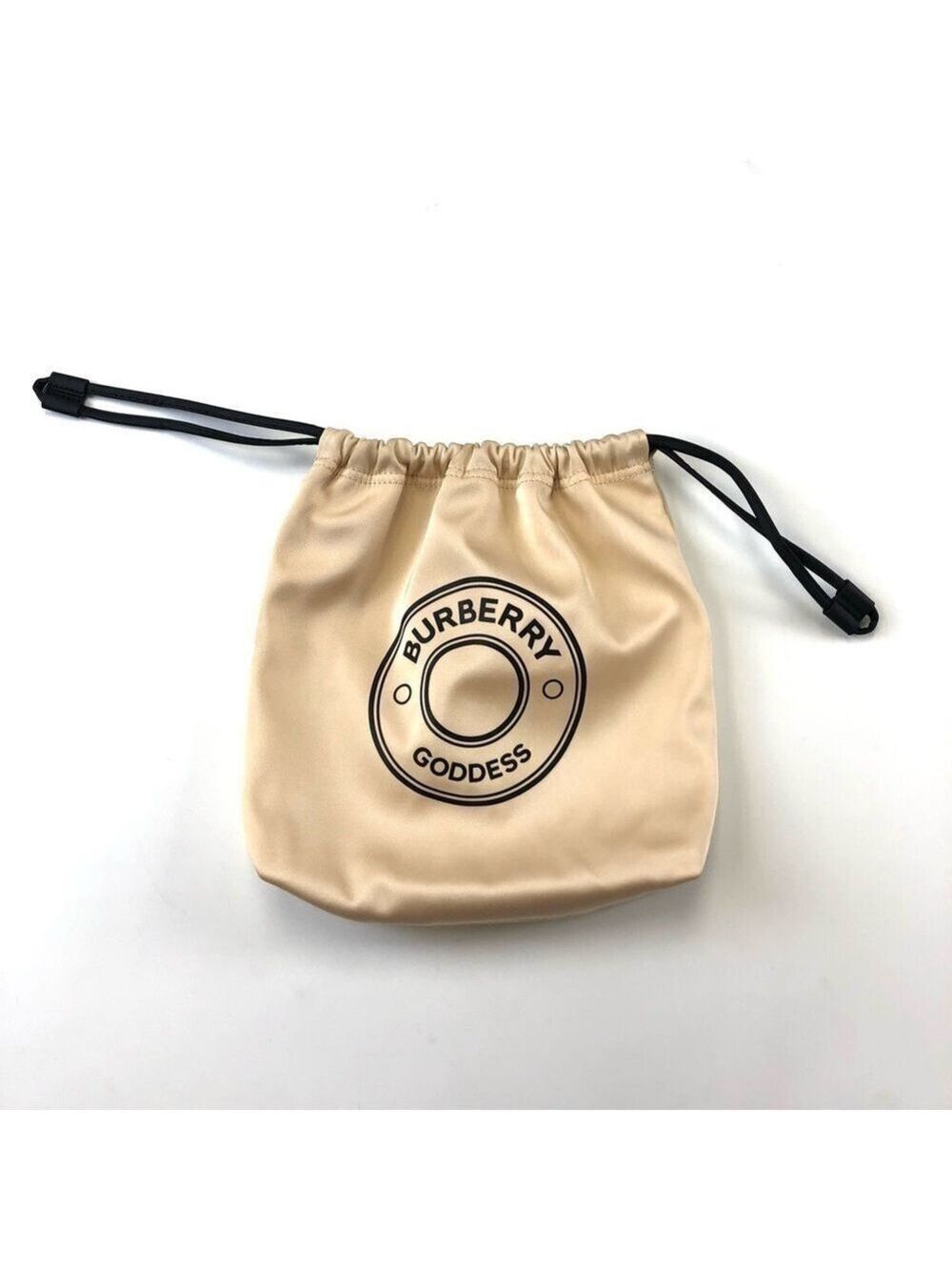 Burberry Goddess cream drawstring bag